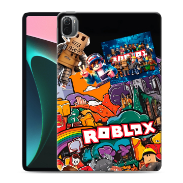 Силиконовый чехол на Xiaomi Pad 5 с принтом Roblox Роблокс