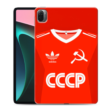 Силиконовый чехол на Xiaomi Pad 5 с принтом Флаг Герб СССР