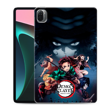 Силиконовый чехол на Xiaomi Pad 5 с принтом Demon Slayer Клинок рассекающий демонов