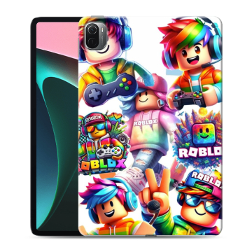 Силиконовый чехол на Xiaomi Pad 5 с принтом Roblox Роблокс