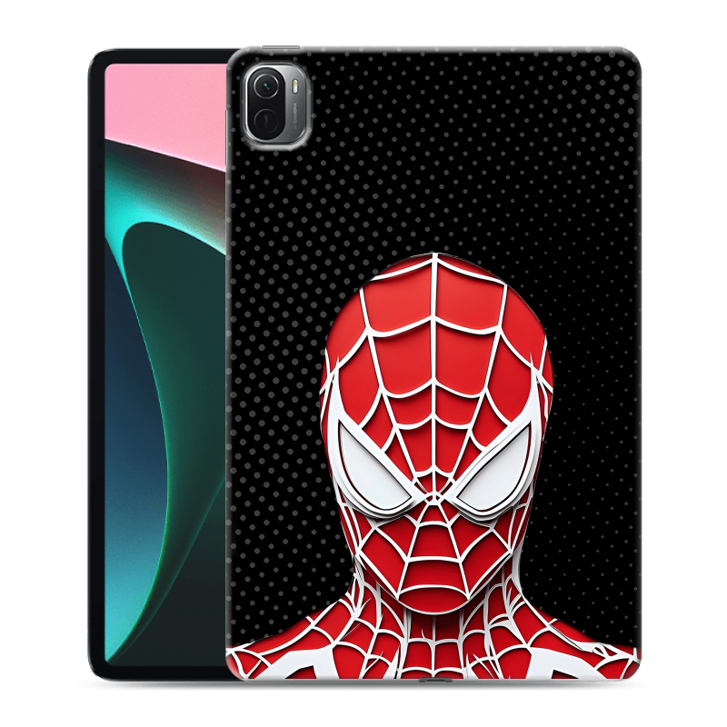 Силиконовый противоударный чехол на Xiaomi Pad 5 с принтом человек паук spiderman Силиконовый противоударный чехол на Xiaomi Pad 5 с принтом человек паук spiderman