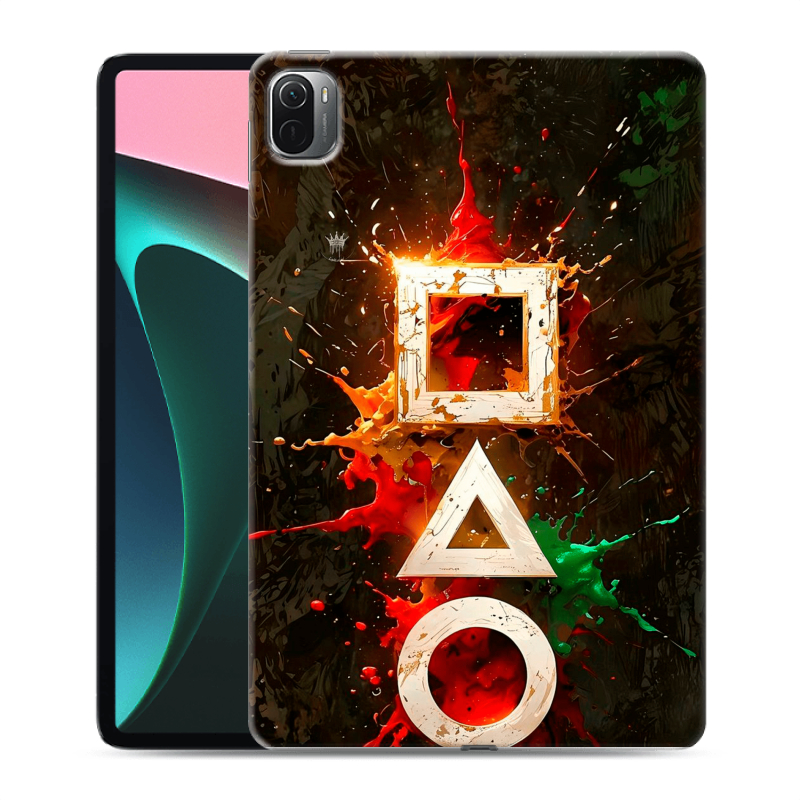 Силиконовый противоударный чехол на Xiaomi Pad 5 с принтом Squid Game Игра кальмара Силиконовый противоударный чехол на Xiaomi Pad 5 с принтом Squid Game Игра кальмара