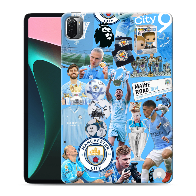 Силиконовый чехол на Xiaomi Pad 5 с принтом Man City Манчестер Сити Силиконовый чехол на Xiaomi Pad 5 с принтом Man City Манчестер Сити