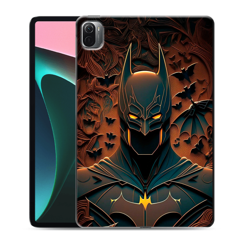 Силиконовый противоударный чехол на Xiaomi Pad 5 с принтом Batman Бэтмен Силиконовый противоударный чехол на Xiaomi Pad 5 с принтом Batman Бэтмен