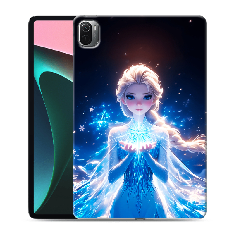 Силиконовый противоударный чехол на Xiaomi Pad 5 с принтом Холодное сердце Frozen Силиконовый противоударный чехол на Xiaomi Pad 5 с принтом Холодное сердце Frozen