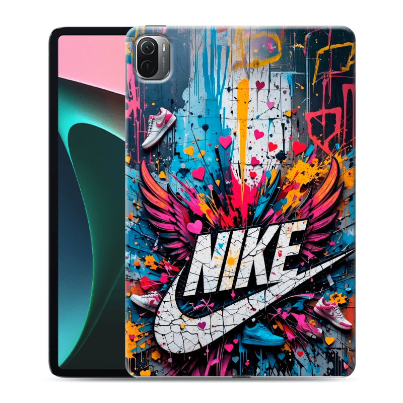 Силиконовый чехол на Xiaomi Pad 5 с принтом Nike Найк Силиконовый чехол на Xiaomi Pad 5 с принтом Nike Найк