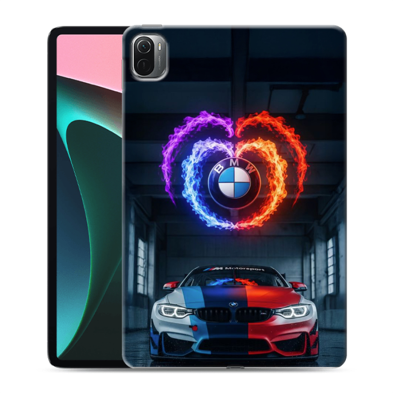 Силиконовый чехол на Xiaomi Pad 5 с принтом BMW БМВ Силиконовый чехол на Xiaomi Pad 5 с принтом BMW БМВ