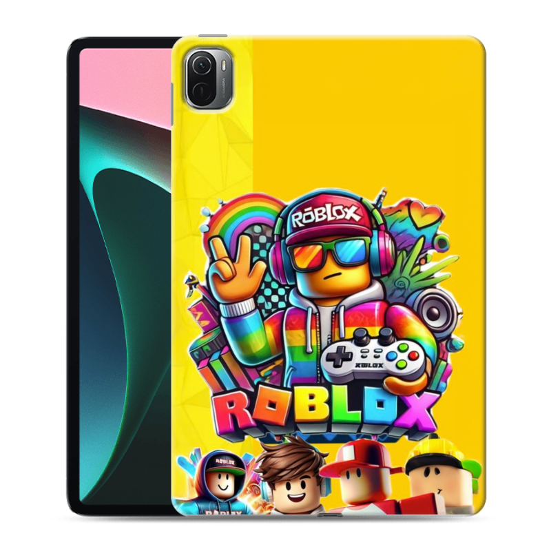 Силиконовый противоударный чехол на Xiaomi Pad 5 с принтом Roblox Роблокс Силиконовый противоударный чехол на Xiaomi Pad 5 с принтом Roblox Роблокс