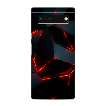 Силиконовый чехол на Google Pixel 6 с принтом Яркие абстракции