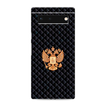 Силиконовый чехол на Google Pixel 6 с принтом Герб России принт