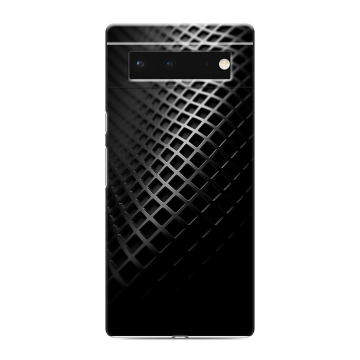Силиконовый чехол на Google Pixel 6 с принтом Текстура металла