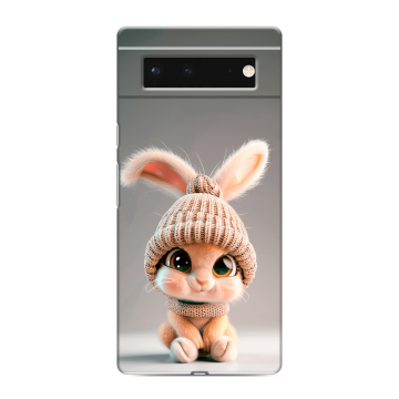 Силиконовый чехол на Google Pixel 6 с принтом Кролик Силиконовый чехол на Google Pixel 6 с принтом Кролик