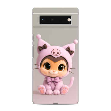 Силиконовый чехол на Google Pixel 6 с принтом Куроми Kuromi 