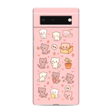 Силиконовый чехол на Google Pixel 6 с принтом Hello Kitty Хелоу Кити