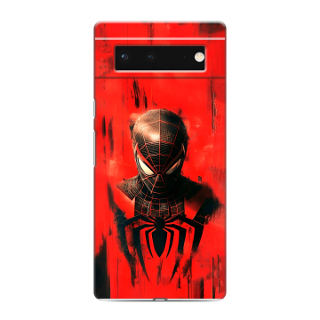 Силиконовый чехол на Google Pixel 6 с принтом человек паук spiderman