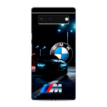 Силиконовый чехол на Google Pixel 6 с принтом БМВ BMW Силиконовый чехол на Google Pixel 6 с принтом БМВ BMW