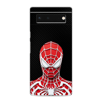 Силиконовый чехол на Google Pixel 6 с принтом человек паук spiderman