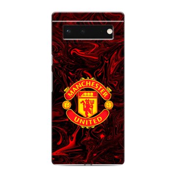 Силиконовый чехол на Google Pixel 6 с принтом Manchester United