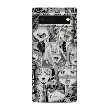 Силиконовый чехол на Google Pixel 6 с принтом Ahegao Ахегао Аниме
