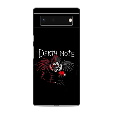 Силиконовый чехол на Google Pixel 6 с принтом Death note Тетрадь смерти