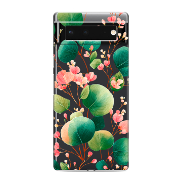 Силиконовый чехол на Google Pixel 6 с принтом женский