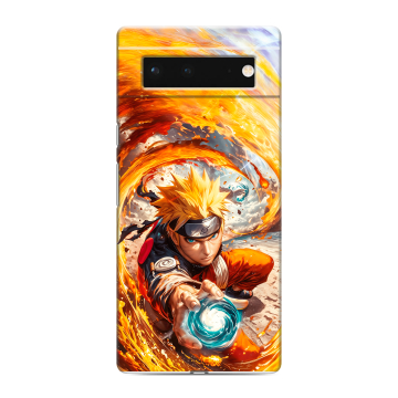 Силиконовый чехол на Google Pixel 6 с принтом Аниме Наруто Naruto
