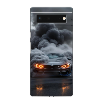 Силиконовый чехол на Google Pixel 6 с принтом BMW БМВ Силиконовый чехол на Google Pixel 6 с принтом BMW БМВ