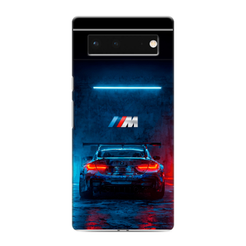 Силиконовый чехол на Google Pixel 6 с принтом BMW БМВ