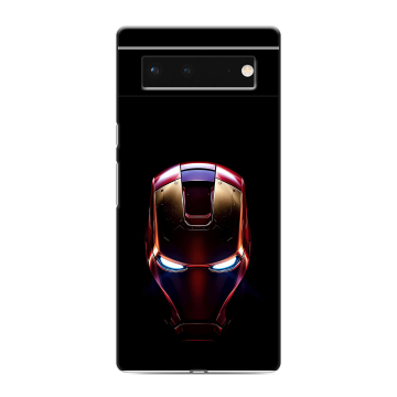 Силиконовый чехол на Google Pixel 6 с принтом IronMan Железный человек