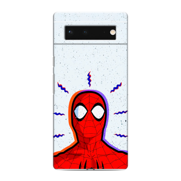 Силиконовый чехол на Google Pixel 6 с принтом Spiderman Человек паук