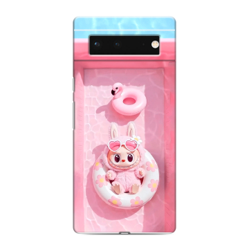Силиконовый чехол на Google Pixel 6 с принтом Labubu Лабубу