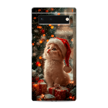 Силиконовый чехол на Google Pixel 6 с принтом Новый год