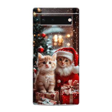Силиконовый чехол на Google Pixel 6 с принтом Новый год