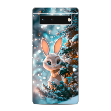 Силиконовый чехол на Google Pixel 6 с принтом Новый год Силиконовый чехол на Google Pixel 6 с принтом Новый год