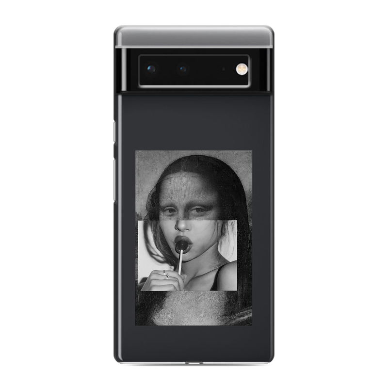 Силиконовый чехол на Google Pixel 6 с принтом Мона Лиза Силиконовый чехол на Google Pixel 6 с принтом Мона Лиза