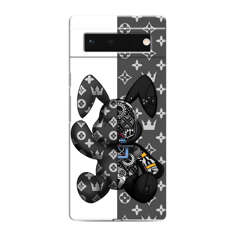 Силиконовый чехол на Google Pixel 6 с принтом Луи робот Силиконовый чехол на Google Pixel 6 с принтом Луи робот