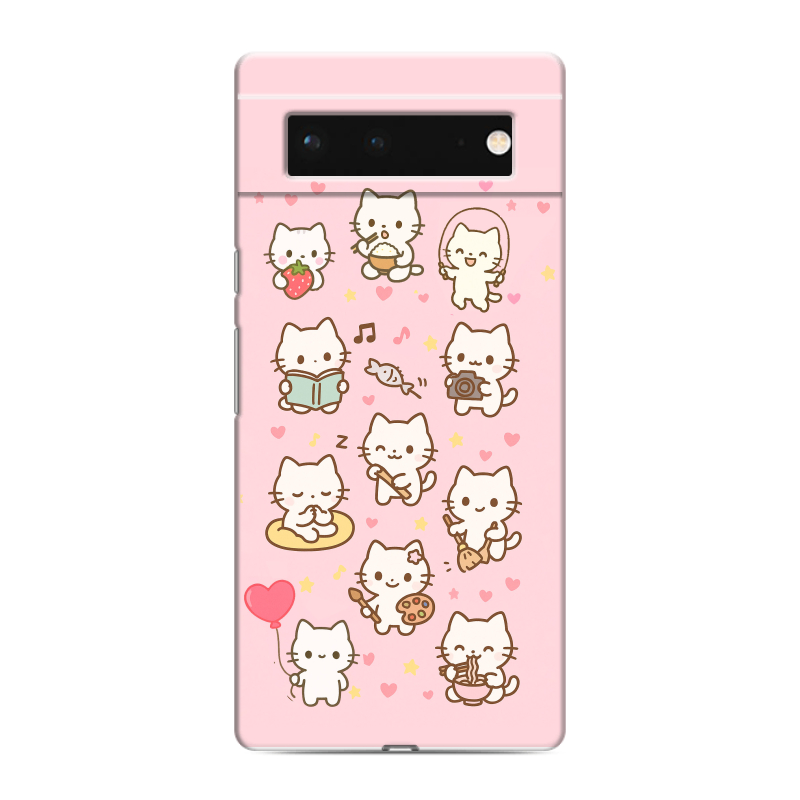 Силиконовый противоударный чехол на Google Pixel 6 с принтом Hello Kitty Хелоу Кити Силиконовый противоударный чехол на Google Pixel 6 с принтом Hello Kitty Хелоу Кити