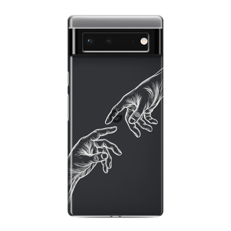 Силиконовый чехол на Google Pixel 6 с принтом Сотворение мира Силиконовый чехол на Google Pixel 6 с принтом Сотворение мира