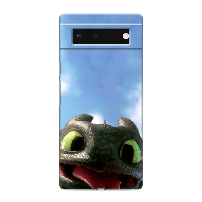 Силиконовый чехол на Google Pixel 6 с принтом Как приручить дракона Силиконовый чехол на Google Pixel 6 с принтом Как приручить дракона