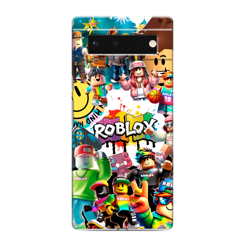 Силиконовый чехол на Google Pixel 6 с принтом Roblox Роблокс Силиконовый чехол на Google Pixel 6 с принтом Roblox Роблокс