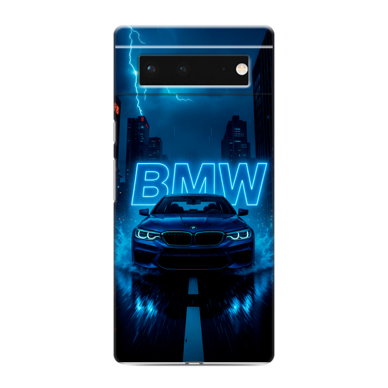 Силиконовый чехол на Google Pixel 6 с принтом BMW БМВ Силиконовый чехол на Google Pixel 6 с принтом BMW БМВ