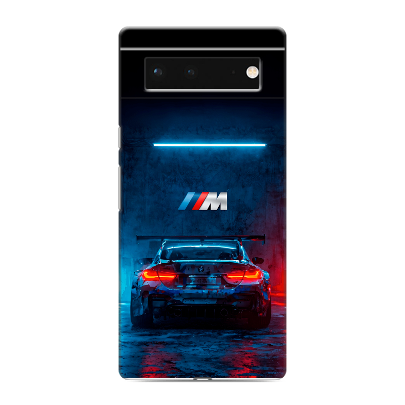 Силиконовый чехол на Google Pixel 6 с принтом BMW БМВ Силиконовый чехол на Google Pixel 6 с принтом BMW БМВ