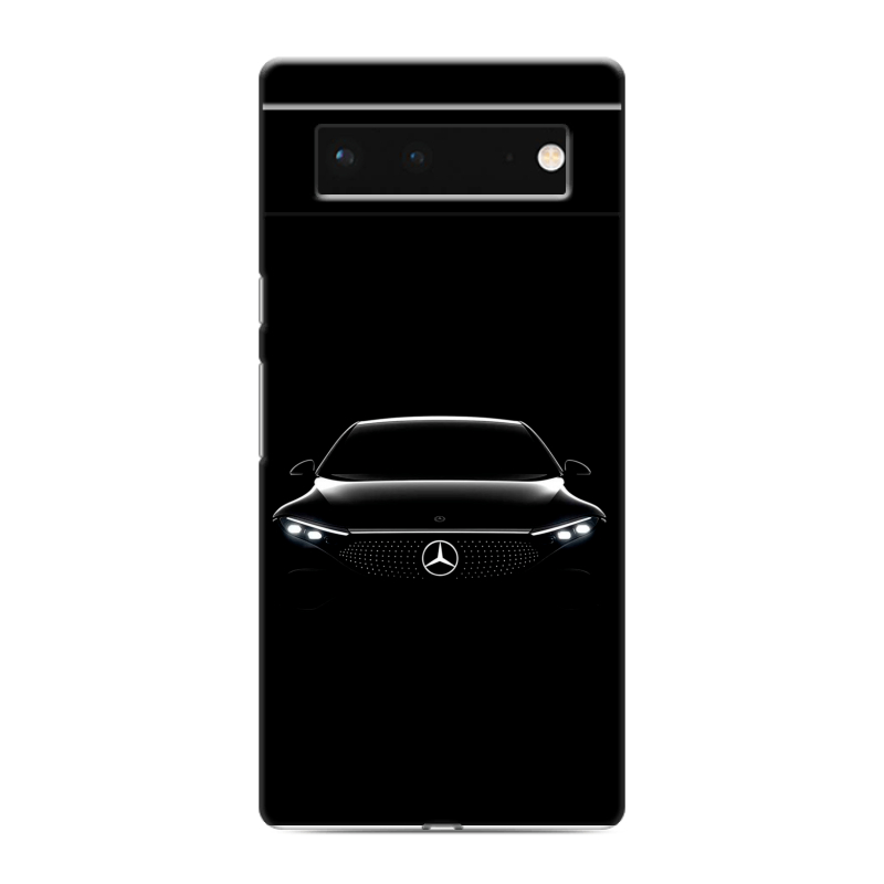 Силиконовый противоударный чехол на Google Pixel 6 с принтом Mercedes Мерседес Силиконовый противоударный чехол на Google Pixel 6 с принтом Mercedes Мерседес