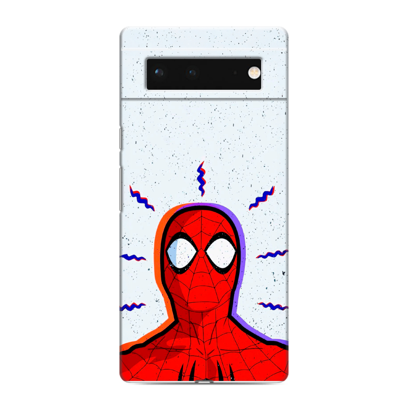 Силиконовый противоударный чехол на Google Pixel 6 с принтом Spiderman Человек паук Силиконовый противоударный чехол на Google Pixel 6 с принтом Spiderman Человек паук