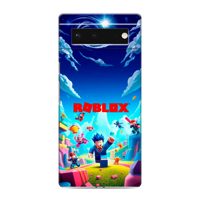Силиконовый чехол на Google Pixel 6 с принтом Roblox Роблокс Силиконовый чехол на Google Pixel 6 с принтом Roblox Роблокс