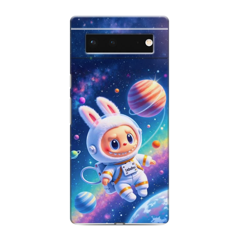 Силиконовый чехол на Google Pixel 6 с принтом Labubu Лабубу Силиконовый чехол на Google Pixel 6 с принтом Labubu Лабубу