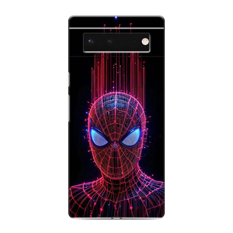 Силиконовый чехол на Google Pixel 6 с принтом Spiderman Человек паук Силиконовый чехол на Google Pixel 6 с принтом Spiderman Человек паук