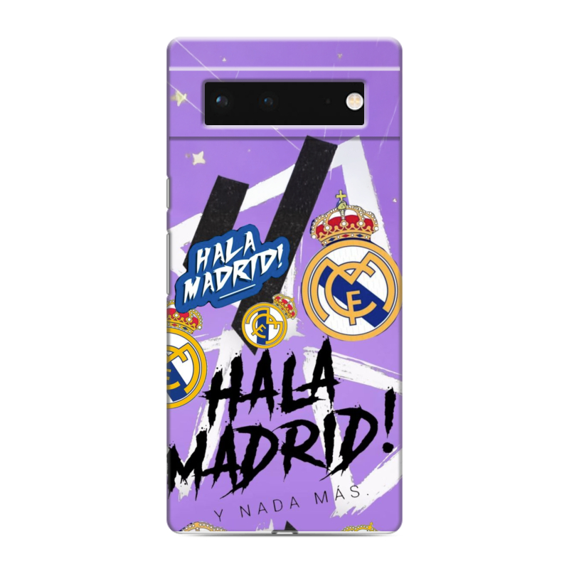 Силиконовый чехол на Google Pixel 6 с принтом Real Madrid Реал Мадрид Силиконовый чехол на Google Pixel 6 с принтом Real Madrid Реал Мадрид