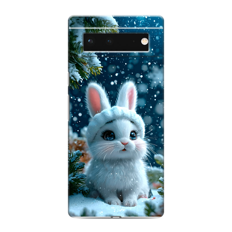Силиконовый чехол на Google Pixel 6 с принтом Новый год Силиконовый чехол на Google Pixel 6 с принтом Новый год