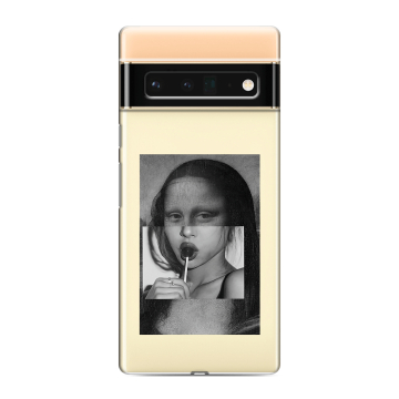 Силиконовый чехол на Google Pixel 6 Pro с принтом Мона Лиза